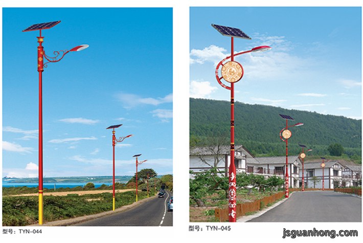 民族特色太阳能道路灯